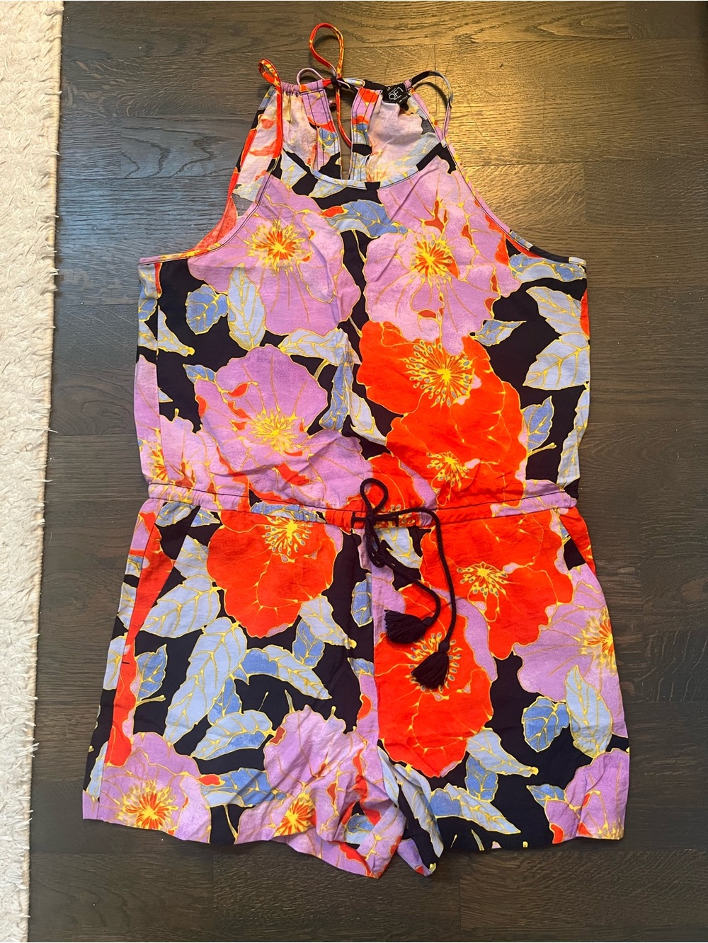 Floral short sleeveless romper, Loft MP